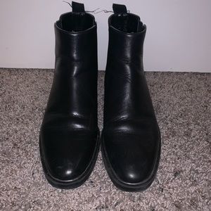 Used Zara black booties
